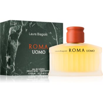 Laura Biagiotti Roma Uomo for men Eau de Toilette pentru bărbați - imagine 3